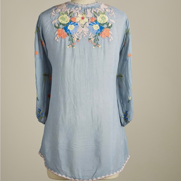 Johnny Was Taifa embroidered top RUN BIG. New with tags. - Picture 4 of 7